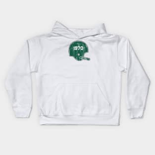 New York Jets Year Founded Vintage Helmet Kids Hoodie